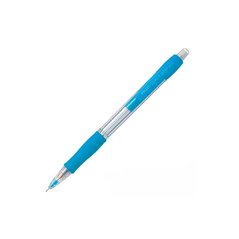 (H-185-SL-SL) PILOT PORTAMINAS H-185 SUPERGRIP 0.5 CON GOMA AZUL CLARO
