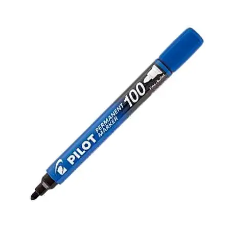 (SCA-100-L) PILOT ROTULADOR PERMANENTE SCA-100 AZUL