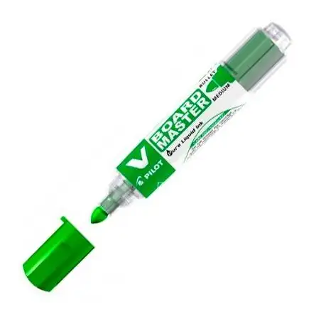 (WBMA-VBM-M-G-BG) PILOT ROTULADOR PIZARRA BLANCA V BOARD MASTER RECARGABLE VERDE