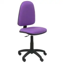 (04CPBALI82) PIQUERAS Y CRESPO SILLA AYNA GIRATORIA CONTACTO PERMANENTE TEJIDO BALI LILA