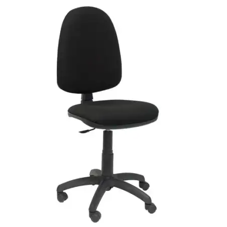 (04CPBALI840) PIQUERAS Y CRESPO SILLA AYNA GIRATORIA CONTACTO PERMANENTE TEJIDO BALI NEGRO