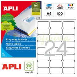 (02409) APLI ETIQUETAS ADHESIVAS 64X33