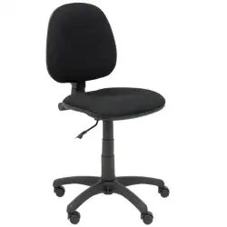 (267CPARAN840) PIQUERAS Y CRESPO SILLA ALCADOZO GIRATORIA CONTACTO PERMANENTE S/BRAZOS TEJIDO ARÁN NEGRO