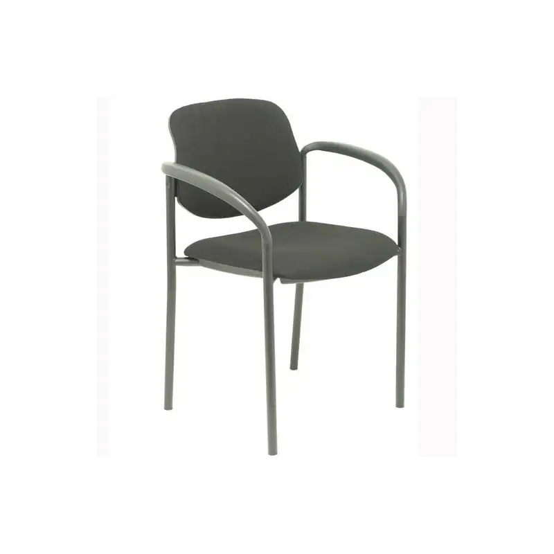 (27NBALI840CB) PIQUERAS Y CRESPO SILLA FIJA STYL B/FIJOS CHASIS NEGRO TEJIDO BALI NEGRO