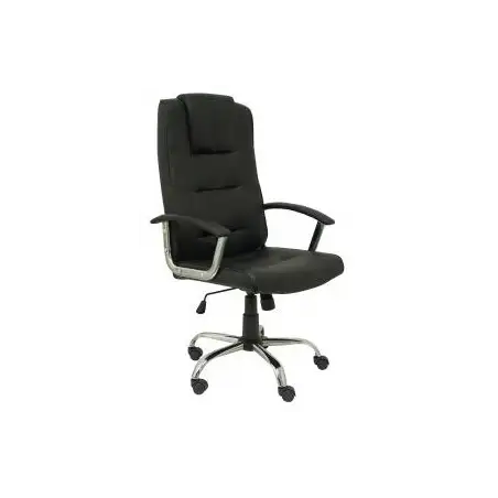 (280DBSPNE) PIQUERAS Y CRESPO SILLÓN DE DIRECCIÓN GUADALIMAR GIRATORIO BRAZOS FIJOS REGULABLE BASCULANTE NEGRO