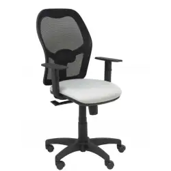 (345SM840B40B10CRN) PIQUERAS Y CRESPO SILLA ALOCÉN SINCRO B/REGULABLE RESPALDO DE MALLA NEGRO ASIENTO GRIS