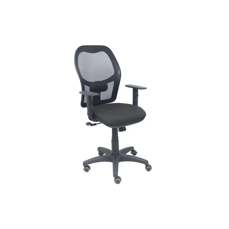 (345SM840B840B10CRP) PIQUERAS Y CRESPO SILLA ALOCÉN SINCRO B/REGULABLE RESPALDO DE MALLA NEGRO ASIENTO NEGRO