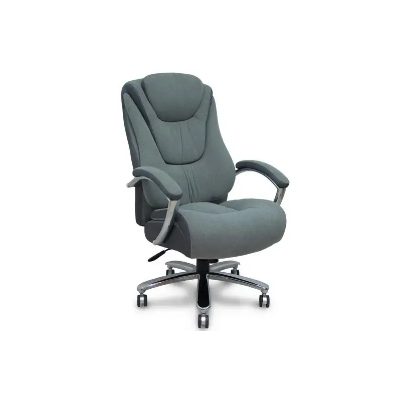(531B14SWY671CRRN60) PIQUERAS Y CRESPO SILLÓN DE VISITA ERGO531 BASCULANTE BASE CROMADA RUEDAS DE NAILON TAPIZADO TELA 3D GRIS