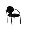 (PACK220NBALI840) PIQUERAS Y CRESPO PACK 2 SILLAS HELLIN CHASIS NEGRO BALI NEGRO