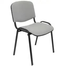 (PACK226PTNA40) PIQUERAS Y CRESPO PACK DE 2 SILLAS FIJAS APILABLES ISO TAPIZADA ARAN GRIS