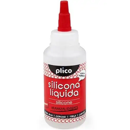 (13354) PLICO SILICONA LÍQUIDA MULTIUSOS BOTELLA 100ML TRANSPARENTE