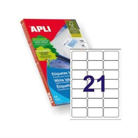 (02414) APLI ETIQUETAS ADHESIVAS 63
