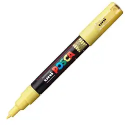 (285007000) POSCA MARCADOR  PC-1M NO PERMANENTE PUNTA EXTRAFINA 0.7-1MM AMARILLO