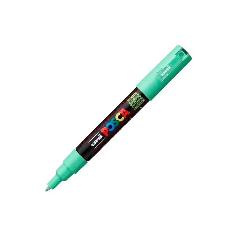 (285049000) POSCA MARCADOR  PC-1M NO PERMANENTE PUNTA FINA 0.7-1MM VERDE CLARO