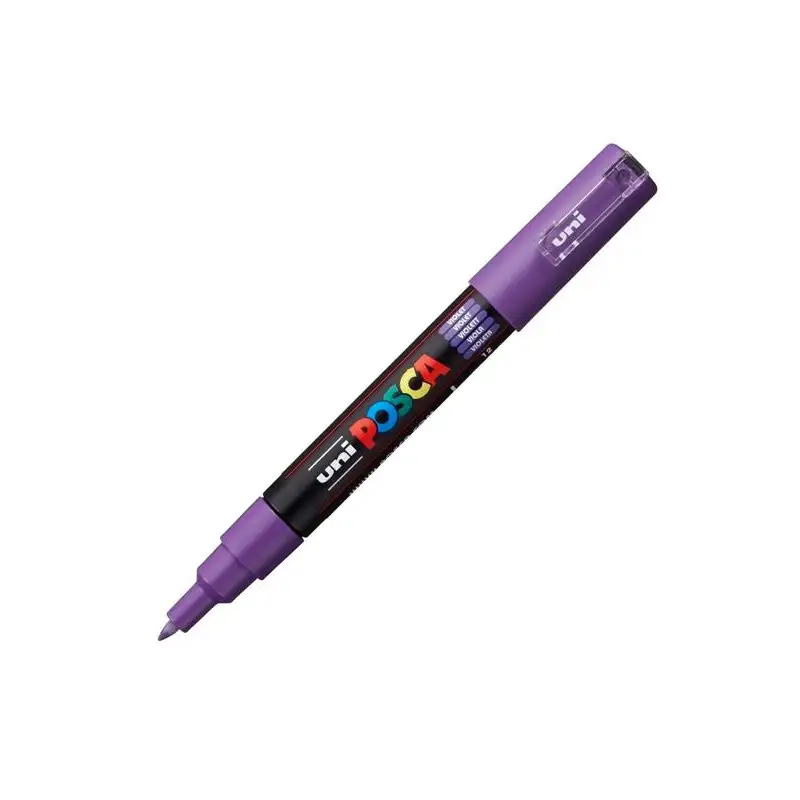 (285056000) POSCA MARCADOR  PC-1M NO PERMANENTE PUNTA FINA 0.7-1MM VIOLETA