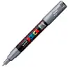 (285114000) POSCA MARCADOR  PC-1M NO PERMANENTE PUNTA FINA 0.7-1MM PLATA