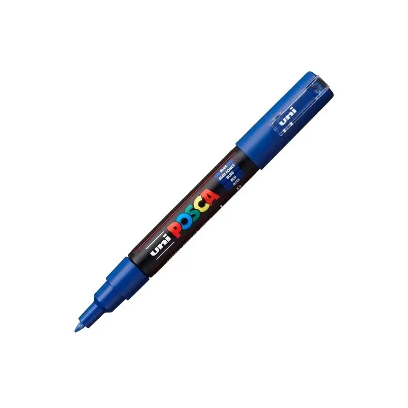 (285122000) POSCA MARCADOR  PC-1M NO PERMANENTE PUNTA FINA 0.7-1MM AZUL