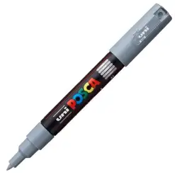 (285148000) POSCA MARCADOR  PC-1M NO PERMANENTE PUNTA FINA 0.7-1MM GRIS