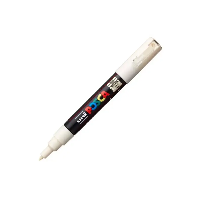 (285239000) POSCA MARCADOR  PC-1M NO PERMANENTE PUNTA FINA 0.7-1MM MARFIL