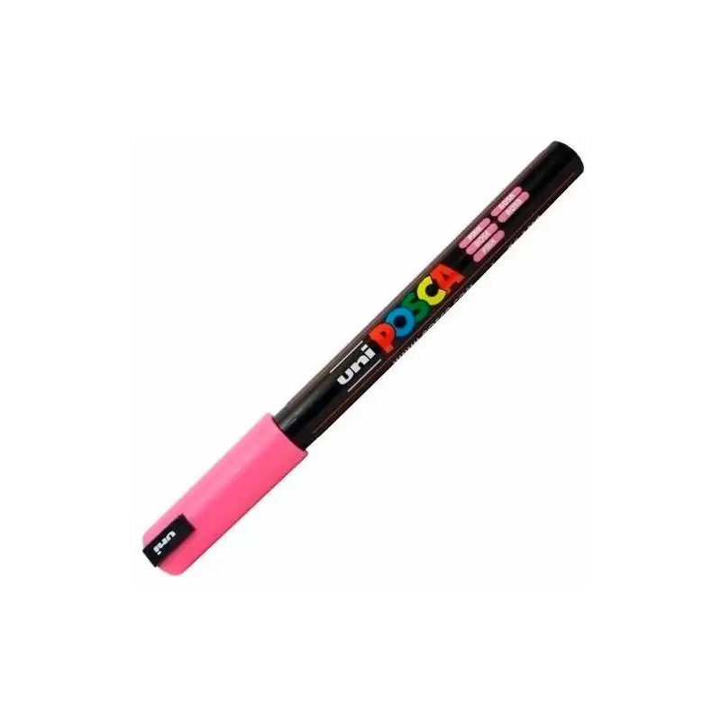 (289801000/317826000) POSCA MARCADOR  PC-1MR NO PERMANENTE PUNTA EXTRAFINA 0.7MM ROSA
