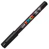 (289827000/317842000) POSCA MARCADOR  PC-1MR NO PERMANENTE PUNTA EXTRAFINA 0.7MM  NEGRO