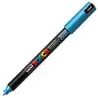 (289892000/317917000) POSCA MARCADOR  PC-1MR NO PERMANENTE PUNTA EXTRAFINA 0.7MM AZUL METÁLICO