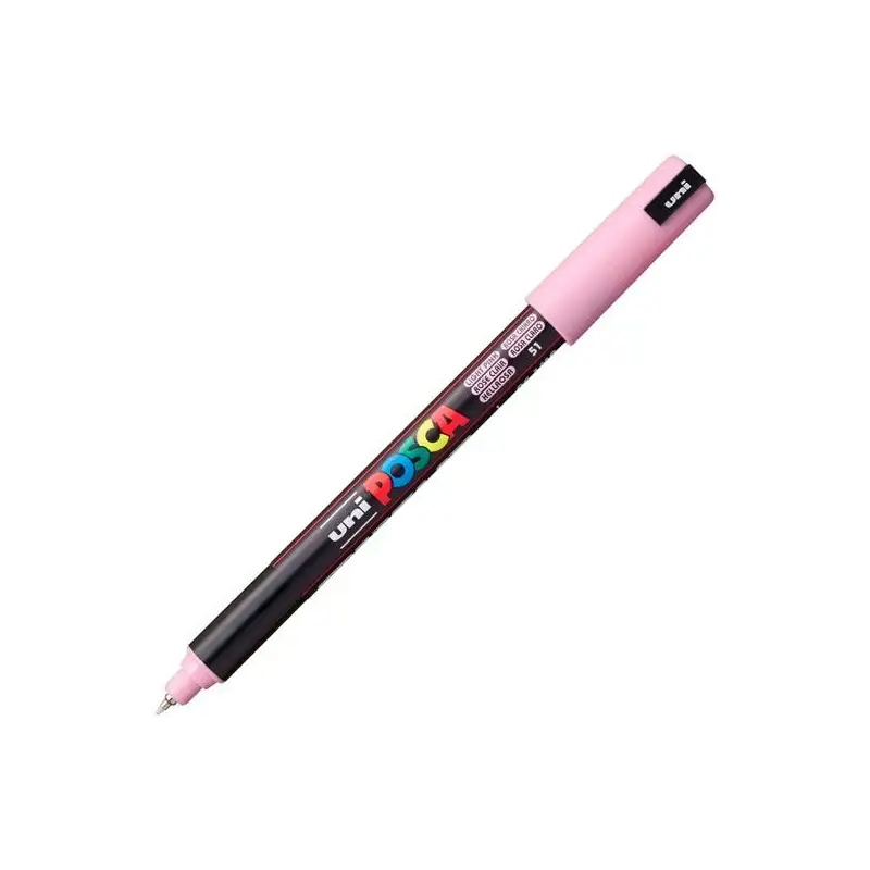(289942000/317966000) POSCA MARCADOR  PC-1MR NO PERMANENTE PUNTA EXTRAFINA 0.7MM  ROSA CLARO
