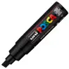 (300566000) POSCA MARCADOR  PC-8K NO PERMANENTE PUNTA BISELADA 8.0MM NEGRO