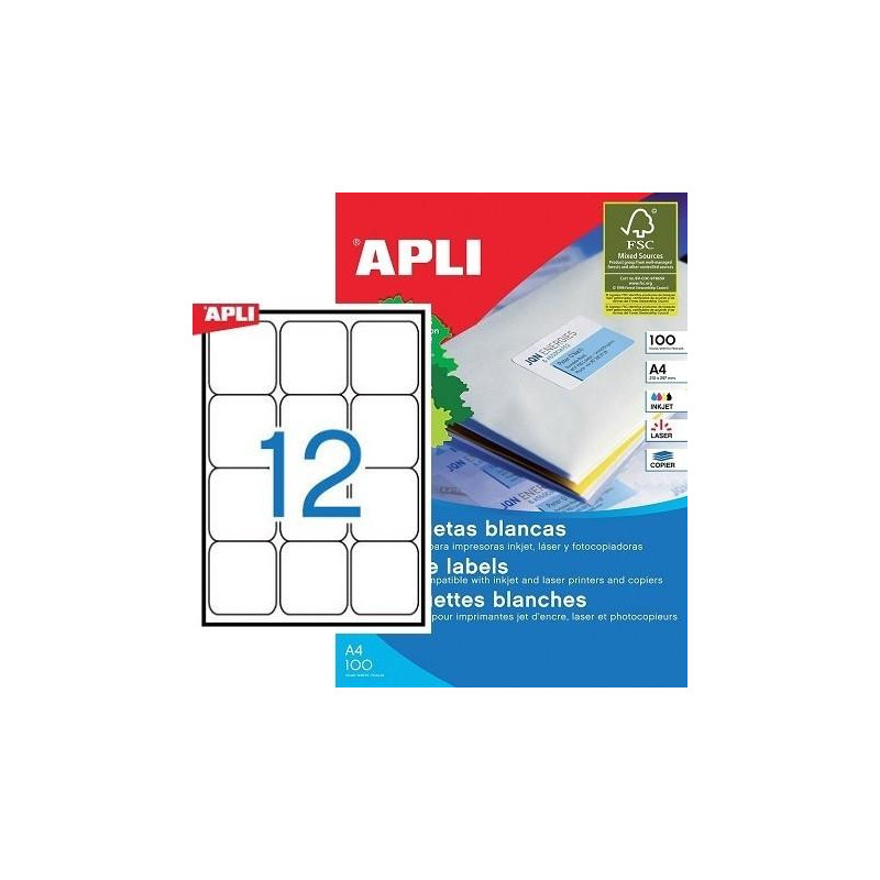 (02416) APLI ETIQUETAS ADHESIVAS 63