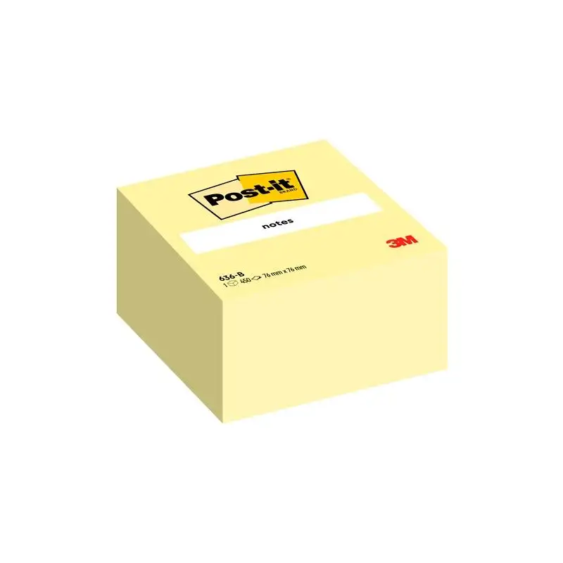 (7100172238) POST-IT CUBO DE NOTAS 636-B 450H 76X76MM CANARY YELLOW