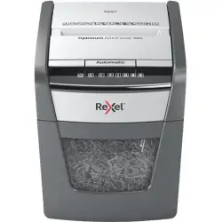 (2020050XEU) REXEL DESTRUCTORA AUTOMÁTICA OPTIMUN AUTOFEED + 50X 20L CORTE PARTÍCULAS NEGRO