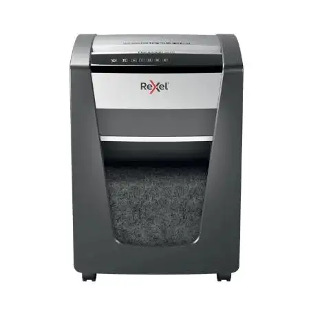 (2104577EU) REXEL DESTRUCTORA MOMENTUN M515 MICRO CORTE 2X15MM - HASTA 15 HOJAS A LA VEZ - NEGRO