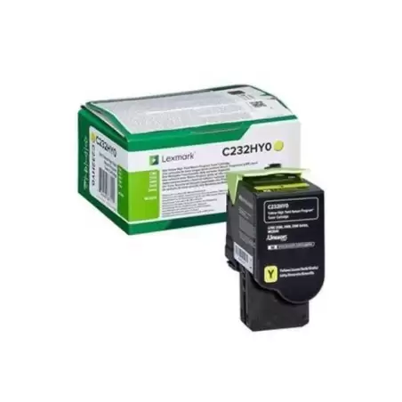 (C232HY0) LEXMARK TONER AMARILLO MC2325ADW