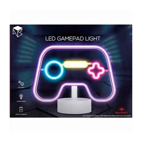 (NH-378) ROYMART LÁMPARA DE NEÓN FIGURA GAMEPAD