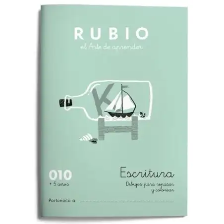 (C010) RUBIO CUADERNO DE ESCRITURA 010