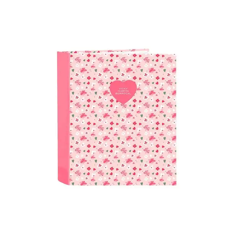 (512436657) SAFTA CARPETA DE ANILLAS 4X35MM FOLIO LOMO ANCHO VMB "IN BLOOM"