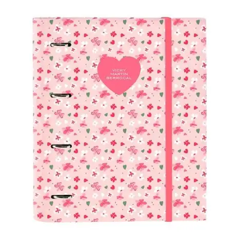 (512436666) SAFTA CARPETA DE ANILLAS 4X35MM A4 C/RECAMBIO 100H 80GR 5X5 C/SEPARADORES T/DURAS VMB "IN BLOOM"