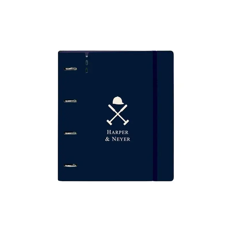 (512459667) SAFTA CARPEBLOCK ANILLAS 4X35MM C/RECAMBIO 100H A4 TAPAS PP FOAM C/SEPARADORES HARPER & NEYER