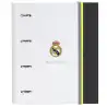 (512554666) SAFTA CARPETA ANILLAS 4X35MM C/RECAMBIO A4 100H 80GR TAPA DURA REAL MADRID EQUIP. 25/26