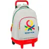 (612352918) SAFTA MOCHILA GRANDE C/RUEDAS COMPACT EXTRAÍBLE BENETTON "POP"