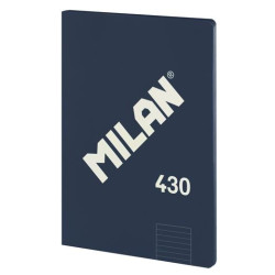 (57242G48B) MILAN LIBRETA ENCOLADA A4 48H PAPEL 95GR 1 LÍNEA 7MM SERIE 1918 AZUL