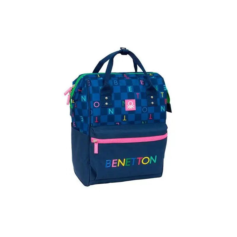 (612550838) SAFTA MOCHILA CON ASAS PARA PORTATIL 13" BENETTON "DAMERO"
