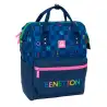 (612550838) SAFTA MOCHILA CON ASAS PARA PORTATIL 13" BENETTON "DAMERO"