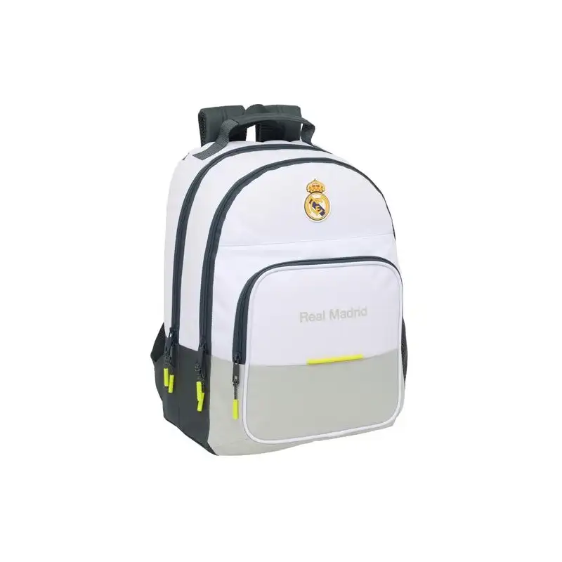 (612554560) SAFTA MOCHILA DOBLE ADAPT.CARRO REAL MADRID EQUIPACIÓN 25/26