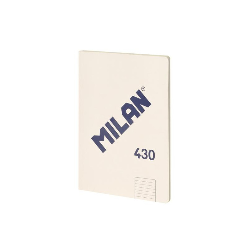 (57242G48BG) MILAN LIBRETA ENCOLADA A4 48H PAPEL 95GR  1 LÍNEA 7MM SERIE 1918 BEIGE