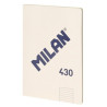 (57242G48BG) MILAN LIBRETA ENCOLADA A4 48H PAPEL 95GR  1 LÍNEA 7MM SERIE 1918 BEIGE