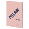 (57242G48P) MILAN LIBRETA ENCOLADA A4 48H PAPEL 95GR  1 LÍNEA 7MM SERIE 1918 ROSA