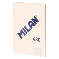(57243G48BG) MILAN LIBRETA ENCOLADA A4 48H PAPEL 95GR CUADRICULADO SERIE 1918 BEIGE