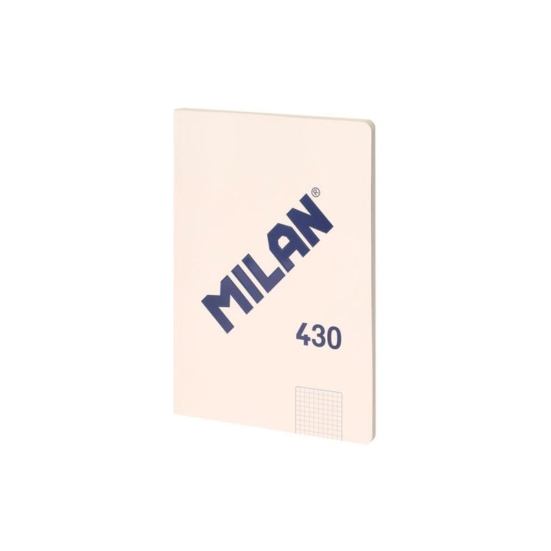 (57243G48BG) MILAN LIBRETA ENCOLADA A4 48H PAPEL 95GR CUADRICULADO SERIE 1918 BEIGE