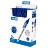(17651225) MILAN BOLÍGRAFO P1 CUERPO TRANSPARENTE AZUL -CAJA 25U-